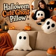 thumbnail image 2 of Decorative Throw Pillow 12 Inch Ghost Shaped Plush Single Pack for Halloween Home Decor, 2 of 7