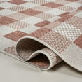 thumbnail image 4 of JONATHAN Y TUSCAN SUN 5 x 8 Area Rug, Darcy Traditional Geometric Bold Gingham - Salmon/Cream, TSN201B-5, 4 of 8