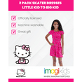 thumbnail image 2 of Hello Kitty 2 Pack Skater Dresses Little Kid to Big, 2 of 5