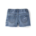 thumbnail image 4 of The Children's Place Baby & Toddler Girls Applique Bow Denim Shortie Shorts, Sizes 6M-5T, 4 of 4