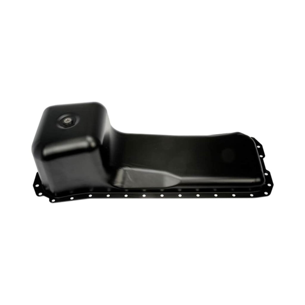 KarParts360 For Dodge Ram 2500/3500 1994-2002 Engine Oil Pan | Steel Material | Black | 10 qt Capacity | M18-1.5 Drain Thread Size | 8.5625 Inches Maximum Depth | 8.5 Inches Minimum Depth | 4761330