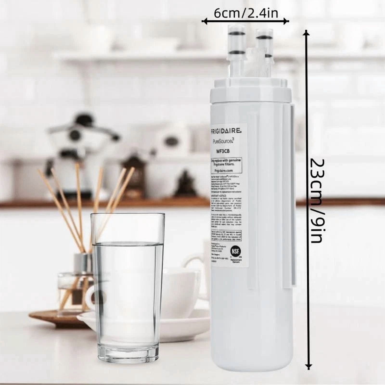 1-Pack WF3CB PureSource 3 Refrigerator Water Filter, NSF Certified Replacement for Frigidaire WF3CB 242069601 706465