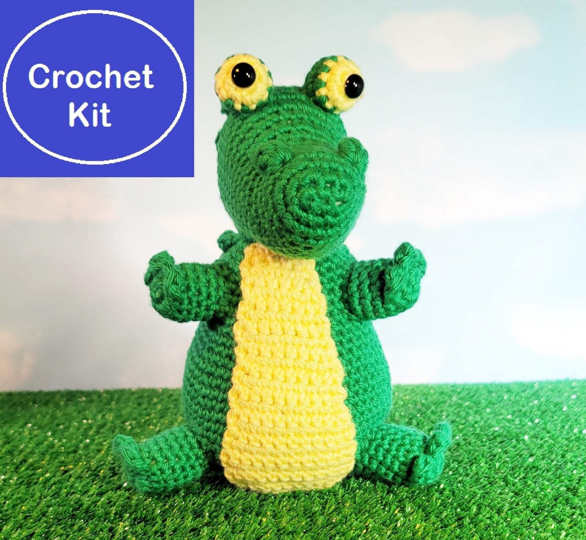Baby Alligator Amigurumi Crochet Kit