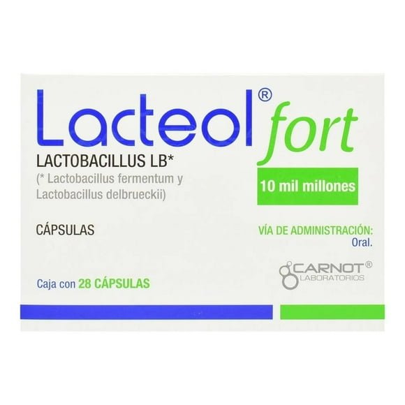 Lacteol fort 10 mil millones 28 cápsulas