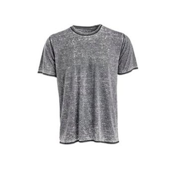 J America B060084530 Adult Zen Jersey Tee Shirt, Dark Smoke - Small
