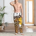 thumbnail image 6 of Lsque Skull Cowboy Print Men's Pajama Pants, Lounge Pant - Comfortable Home Wear,Elastic Waistband, Stylish Design-Small, 6 of 9