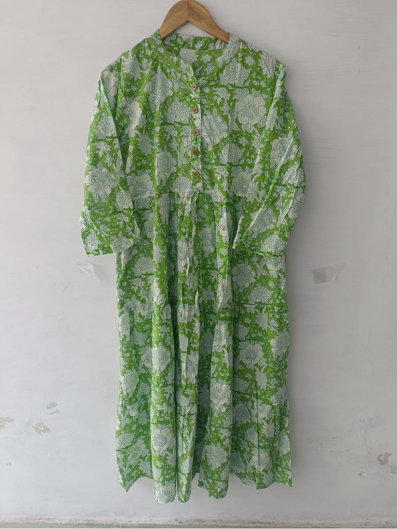 indian block print cotton dresses Ethnic Traders Block Print Dress, Indian Cotton Dress,NooWork,Cotton Indian Dress,Handblock Print Dress,Indian Block Print,Indian Dress,Hand Print