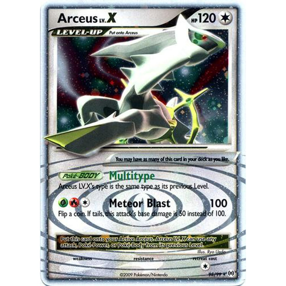 Pokemon Platinum Arceus Arceus LV.X 95