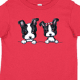 thumbnail image 4 of Inktastic Boston Terriers (dark Apparel) Boys or Girls Toddler T-Shirt, 4 of 5
