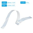 thumbnail image 2 of Uxcell 11.81'' 28 Pins FFC FPC Flat Flexible Cable(A Type) for LCD Laptop Plastic White  5pcs, 2 of 5