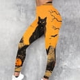 thumbnail image 2 of YABCSAZ Halloween Costumes Yoga Pants for Women Print Casual Slim Fit Drawstring Elastic High Waist Trousers Long Leg Pants Halloween Outfits,Fall Trendy Outfits, 2 of 4