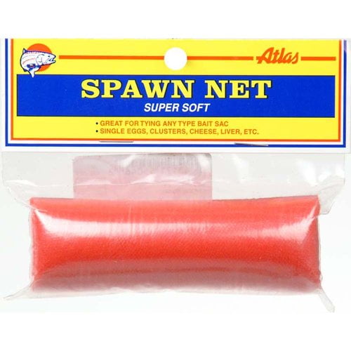 x 4 in ATLAS MIKE'S SUPER SOFT SPAWN NETTING PINK SQUARES **NEW** 4 in 