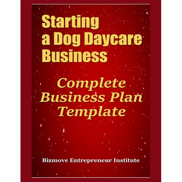 doggy daycare business plan template