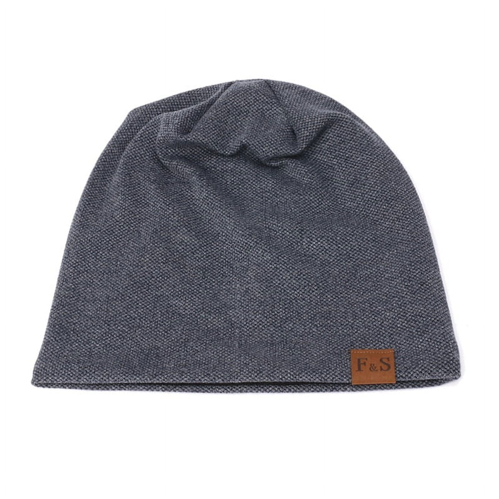 Straight Edge Hat Sport Solid Color Keep Warm Knitting