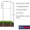thumbnail image 3 of NEXT LEVEL SIGNS | Clearance Sale Yard Signs | Double Sided 24 W x 18 H Inches | Metal Ground Step H-Stake 24" x 10" | Made in the USA (Pack of 5), 3 of 6
