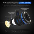 thumbnail image 3 of YaoHui PS4 Gaming Headset, Gaming Headset with Microphone Noise Canceling LED Light Stereo Audio Bass with Mic 3.5mm Jack for PS4/ Xbox One/PC/Mac/Nintendo Switch/Computer/Tablet/Smartphone, 3 of 7