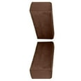 thumbnail image 4 of 2pcs Sofa Armrest Cover Thickened Stretch Couch Armchair Covers Arm Protector Removable Khaki, 4 of 9