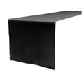 thumbnail image 1 of LA Linen Polyester Poplin Table Runner 14'' x 108'' in Black, 1 of 1
