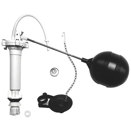 DANCO Complete Toilet Repair Kit, Fill Valve, Flapper, Rod, Float Replacement (Best Toilet Fill Valve For Hard Water)