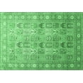 thumbnail image 1 of Ahgly Company Indoor Rectangle Persian Emerald Green Traditional Area Rugs, 6' x 9', 1 of 4