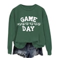 thumbnail image 5 of Gamivast Sweatshirts for Women Oversized Game Day Football Crewneck Shirts Trendy Long Sleeve Drop Shoulder Pullover Spring Superbowl Outfit 2026, 5 of 5
