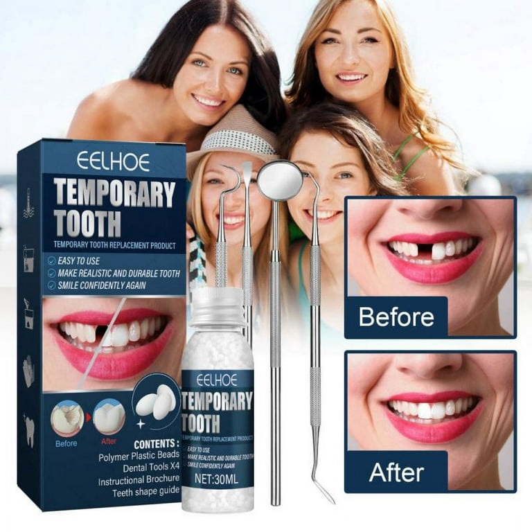 Temporary Tooth Repair Kit False Teeth Solid Glue Denture For