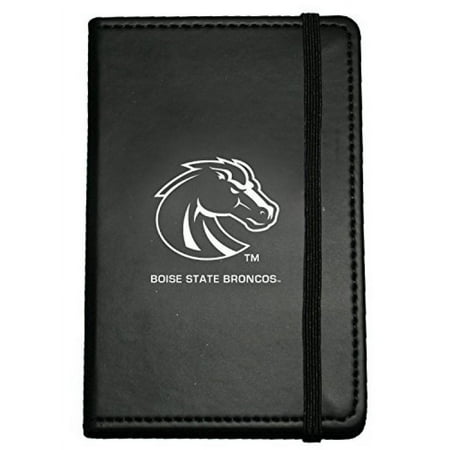 c.r. gibson small leather bound journal, boise state broncos (c904248wm)