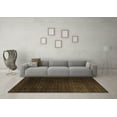 thumbnail image 3 of Ahgly Company Indoor Square Abstract Brown Modern Area Rugs, 8' Square, 3 of 4