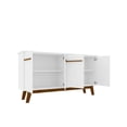 thumbnail image 3 of Manhattan Comfort Yonkers 63"W Solid Wood Sideboard in White, 3 of 5