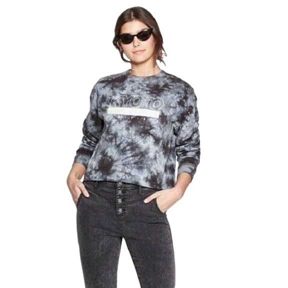 Mighty Fine Kyoto Junior Women's Long Sleeve Cropped Top
