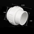 thumbnail image 1 of Easy to Use and Reliable PVC Pipe Union Connector Water Supply Pipe Joint Pipe Accessories 63mm 75mm 90mm 110mm, 1 of 8