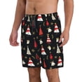thumbnail image 2 of Vsdgher Christmas Tree and Gold Socks Men's Beach Shorts, Surfing shorts, Swim trunks, Quick Dry Swim Trunks for Surfing Beach Fun -Large, 2 of 6