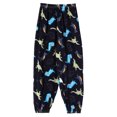 thumbnail image 3 of TiaoBug Kids Girls Elastic Waist Bohemian Harem Pants Summer Beach Hippie Trousers Yoga Dance Pilates Dinosaur 150, 3 of 7