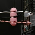 thumbnail image 4 of COM1950s Desk Cable Management Cord Organizer, 2 Pcs Cord Holder Cable Clips, Cable Management Clips, Ideal Cable Organizer Wire Keeper for Desk,Nightstand,Phone Charger,Computer,Home,Office,Car, 4 of 9