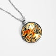 thumbnail image 4 of Kangaroo Glass Design Circular Pendant Necklace - Stylish Necklaces for Women, 4 of 5