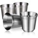 thumbnail image 1 of 4 tazas de café espresso de acero inoxidable de 80 ml de 2,7 oz, tazas aisladas de doble pared, tazas de café espresso resistentes al calor, vaso pequeño sin tallo inastillable para interior o exteri TUNC Sencillez, 1 of 5