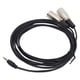 thumbnail image 1 of Cable De 3,5 Mm Macho A Doble XLR Macho, 10 Pies TRS A Doble XLR Y Divisor, Cable Adaptador De Micrófono Estéreo Para Altavoz MP3 MP4, 1 of 7
