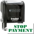 thumbnail image 1 of Self-Inking Stop Payment Stamp, Trodat Printy 4911, Press and Print Stamping, Impression Size 5/8" x 1-1/2", Up to 10,000 Impressions - Green Ink, 1 of 10