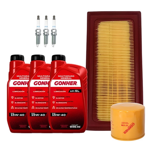 Kit De Afinacion Dodge Attitude 2015 A 2022 1.2 Gonher 15w40