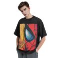 thumbnail image 4 of Spider-Man 230g Vintage Washed Drop Shoulder T-Shirt - Iron On, 4 of 7