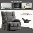 thumbnail image 5 of JONPONY Power Lift Recliner Chair Recliners for Elderly with Heat and Massage Recliner Chair for Living Room with Infinite Position and Side Pocket,USB Charge Port,Grey, 5 of 13