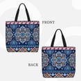 thumbnail image 3 of Kll Ethnic Mandala Pattern Aesthetic Tote Bag For Women Beach Bag Shopping Bags Shoulder Bag Reusable Grocery Bags, 3 of 8