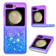 thumbnail image 1 of Funda para Samsung Galaxy Z Flip 6 5G Transparente con Brillos Carcasa Protectora Antigolpes con Glitter Brillante, 1 of 5