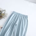 thumbnail image 2 of Defitshape Women's Cotton Pajamas Pants Comfy Pj Bottoms Lightweight Elastic Waist Lounging Stretchy Loungewear Blue Medium, 2 of 4