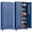 blue, variant on Polup 75" Green Metal Freestanding Tall Steel Pantry Storage Cabinet with 5 Adjustable Shelves for Kitchen Garage Home