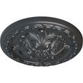 thumbnail image 3 of Ekena Millwork 11 3/8"OD x 2"P Acanthus Ceiling Medallion, Hand-Painted Pewter, 3 of 7