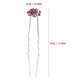 thumbnail image 3 of 20PCS Hairpins U Shaped Rose Crystal Hair Clips Hair Accessories for Wedding Bridal -, 3 of 4