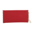 thumbnail image 4 of Unique Bargains 1 Pc Coin Purse Wallet Flap Closure Coin Purse Pouch Red, 4 of 5
