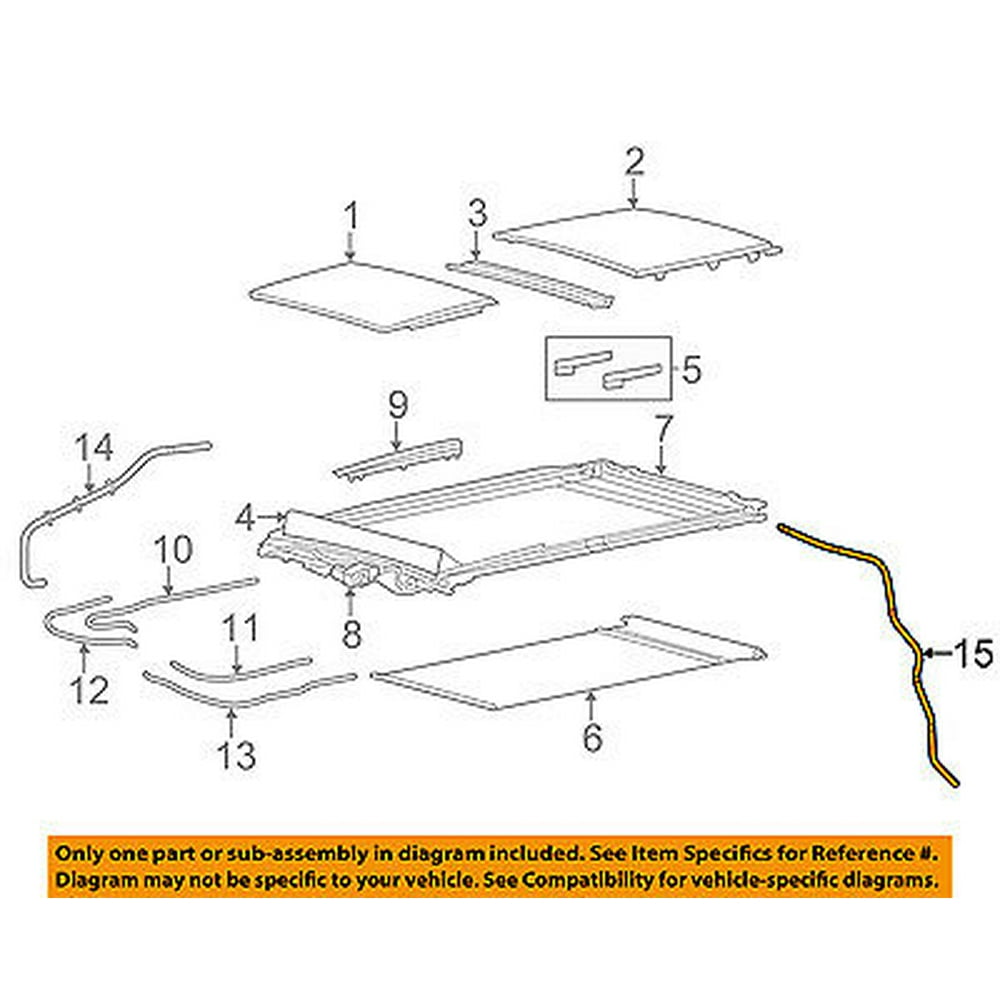 Jeep CHRYSLER OEM 1113 Grand Cherokee SunroofDrain Tube Right