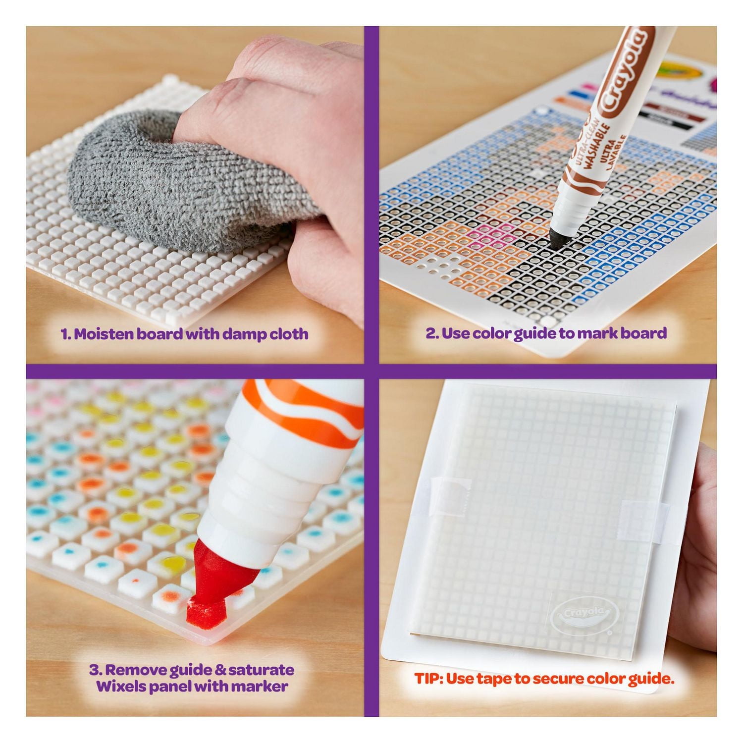 Crayola Wixels Activity Kit, Animals, Colourful pixel art